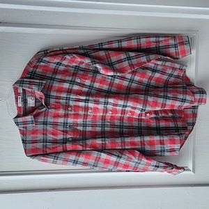 Levi's Silver Label Boys size L plaid shirt